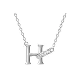 Плавающее ожерелье с буквой (буква H)