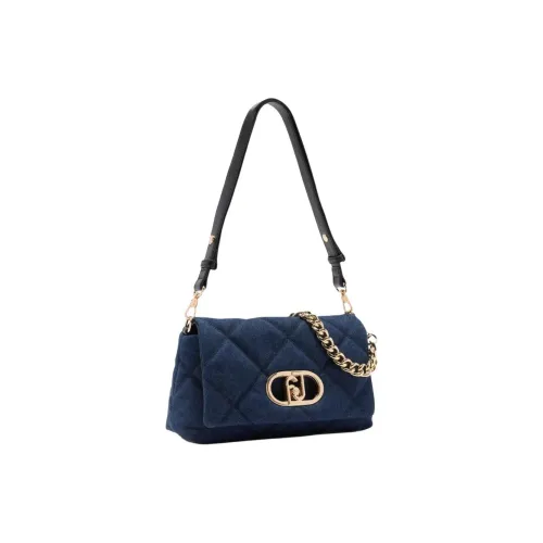 LIU·JO LaPuffy Хлопок Сумка через плечо Средняя Женская Морской синий