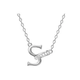 Плавающее ожерелье с буквой (буква S)