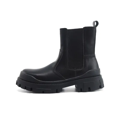 TOM TAILOR Короткий Челси Мужской Черный