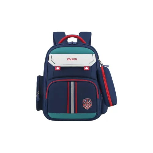 EDISON Полиэстер Студенческая Сумка Детская Павлиний Зеленый