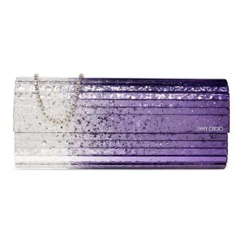 Jimmy Choo Акриловый клатч женский фиолетовый
