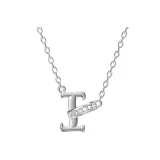 Плавающее ожерелье с буквой (буква I)