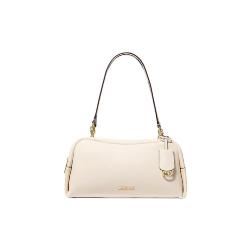 MICHAEL KORS Cecily Полиуретан Плечевая Сумка Средняя Женская Светло-Кремовая