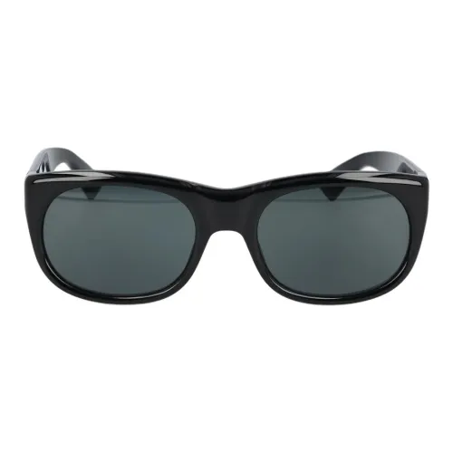 SAINT LAURENT Ацетат OVAL SUNGLASSES Женские Черный