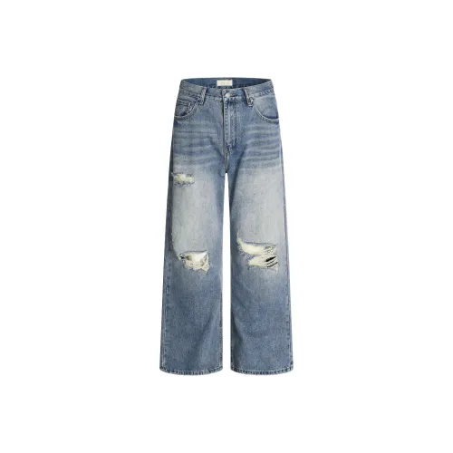 MR BENSE Синий Унисекс Джинсы