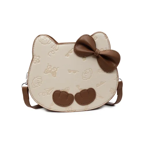 YTARA ПУ (полиуретан) Сумка через плечо Женская Экрю Черный Розовый