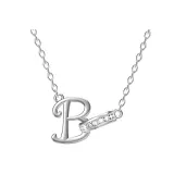 Плавающее ожерелье с буквой (буква B)