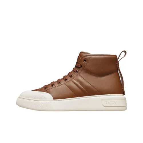 BALLY Maren High Топ Скейтборд Кроссовки Мужские Коричневые