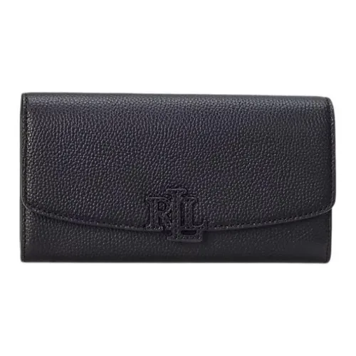 Polo Ralph Lauren Кошелек из коровьей кожи большой женский черный