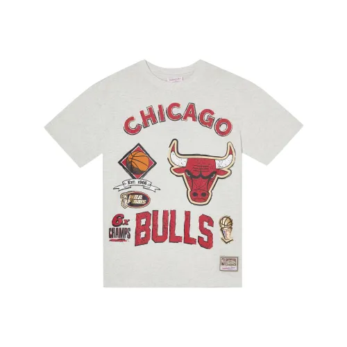 MITCHELL NESS T-Shirt Унисекс Серый