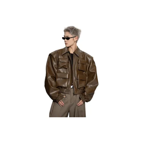 SANTASTIC Кожа Куртка Унисекс