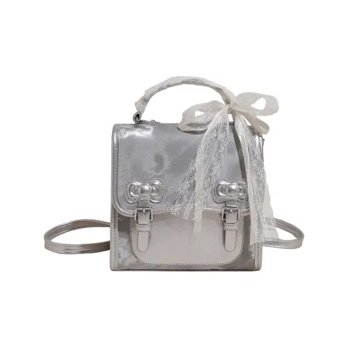 PINK·LAND ПУ (полиуретан) Рюкзак Женская Серебристый Белый Синий Розовый Черный