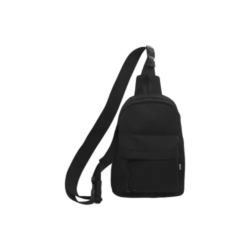 Warrior Нейлоновая Сумка Sling Унисекс Черный Белый