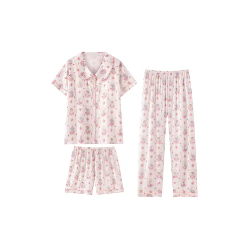 QIAOYUN Пижамный комплект женский розовый