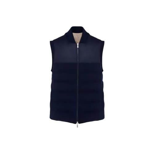 BRUNELLO CUCINELLI Морской Синий Мужской Пуховик