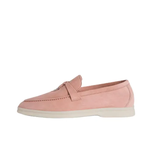Loro Piana Summer Charms Walk Лоферы Женские Розовые