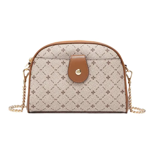 SEPTWOLVES Сумка через плечо из искусственной кожи женская хаки коричневый