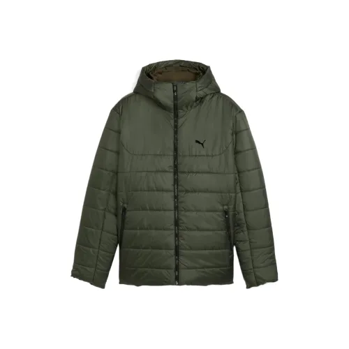 PUMA Essentials Темно-оливково-зеленые мужские куртки