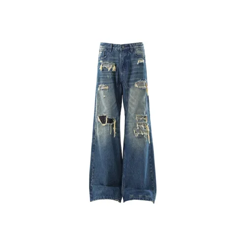 YPUT Темно-синий, женский, джинсы