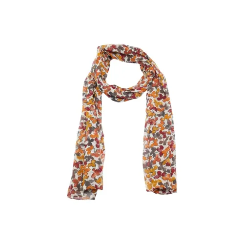 Burberry Шелковые шарфы Женские Светло-Оранжевый