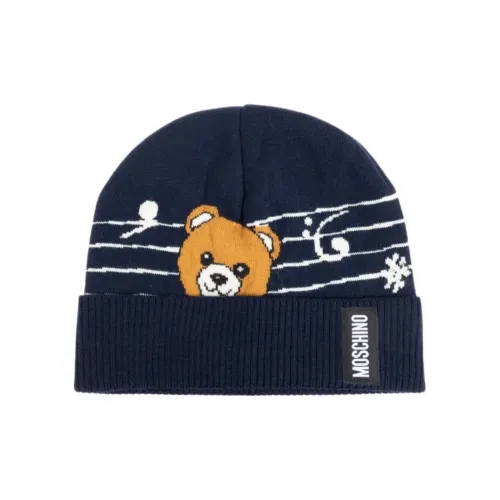 MOSCHINO Шерсть Бини Унисекс Морской Синий