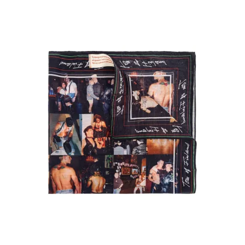 DIESEL Хлопковый шелк Шарфы Женские Черный