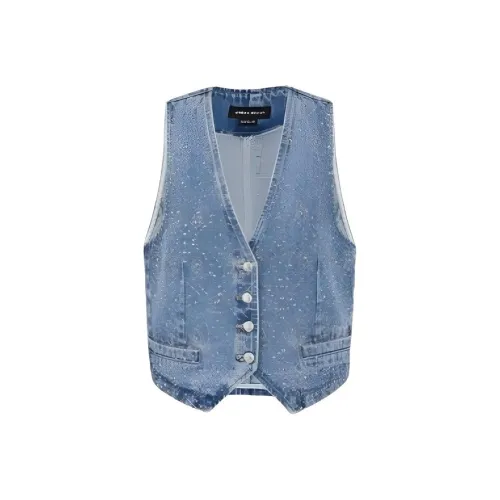 URBAN REVIVO Синий Женский жилет