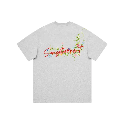 SUNSETMONENT Короткий рукав T-рубашки унисекс