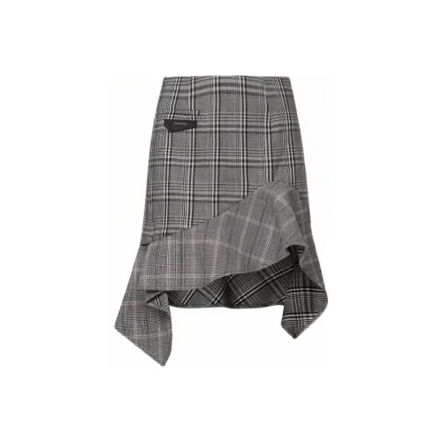 EVISU Повседневные короткие юбки Женские Серый