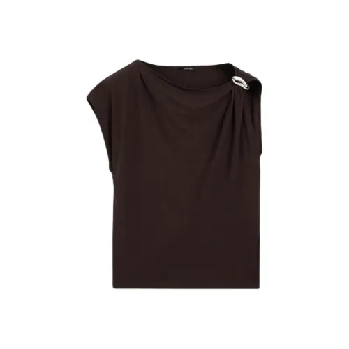 Massimo Dutti Коричневый Женские T-рубашки
