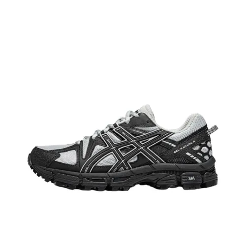 Asics Gel Kahana 8 Амортизация Устойчивость к истиранию Дышащие Беговые кроссовки Женские Черный Серый