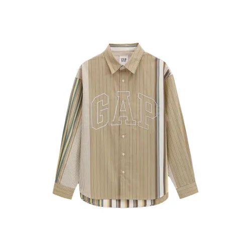 GAP совместная бренд Хаки Унисекс Рубашки