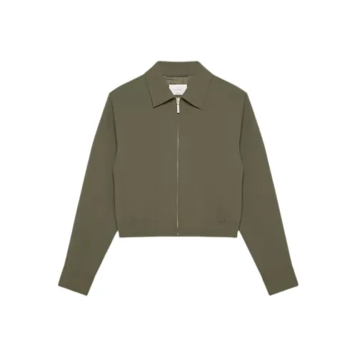 Aritzia Темно-оливковый/Темно-оливковый Женские Куртки