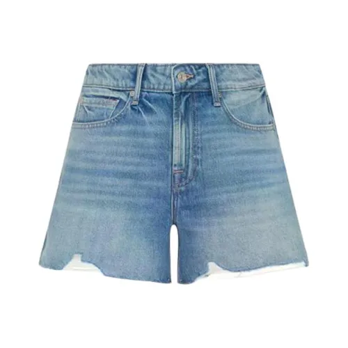 SEVEN FOR ALL MANKIND Джинсовые шорты среднего синего цвета для женщин