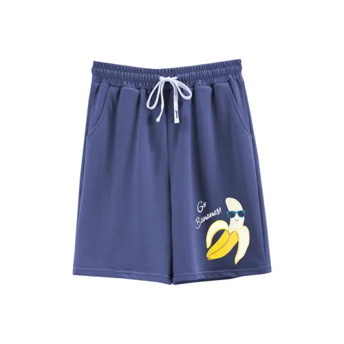 BABUGGE Повседневные шорты унисекс фиолетовые