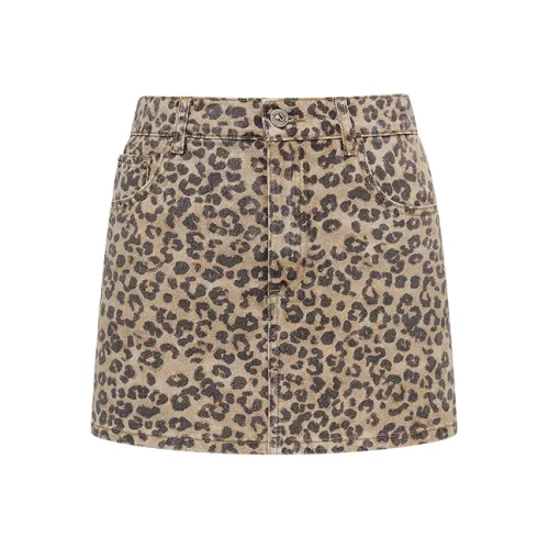 d'zzit Темные хаки Женские джинсовые шорты