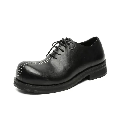 TH FABRICATE Повседневные кожаные туфли Мужские Черные