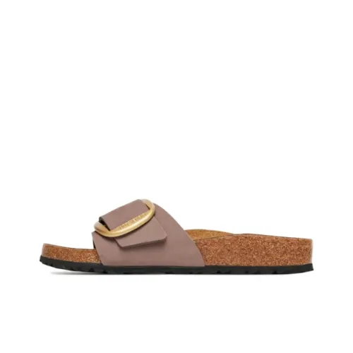 Birkenstock Madrid Big Buckle Series Слипоны Женские Фиолетовый Узкая версия