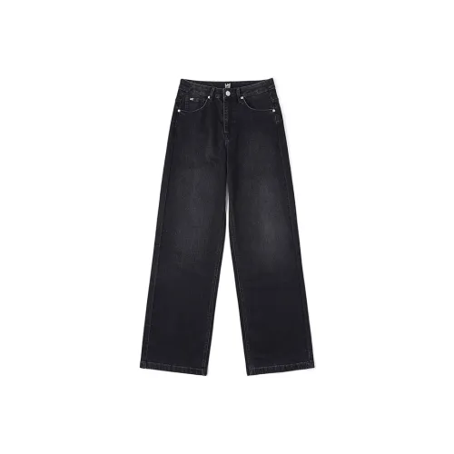 Женские джинсы Lee co-branded модели, черного и серого цвета