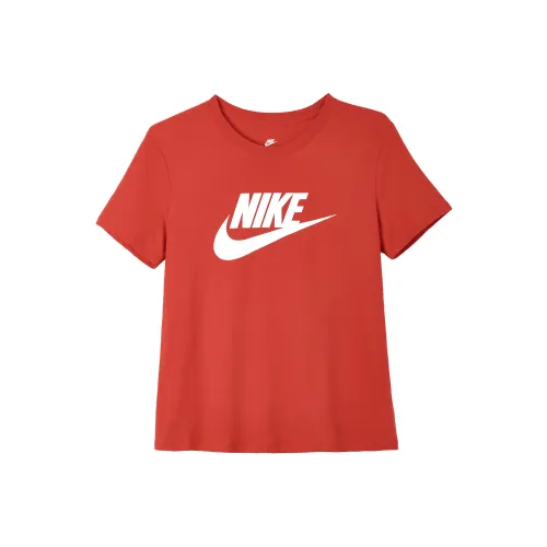 Nike Sportswear Essentials Series Стандартная футболка женская красная