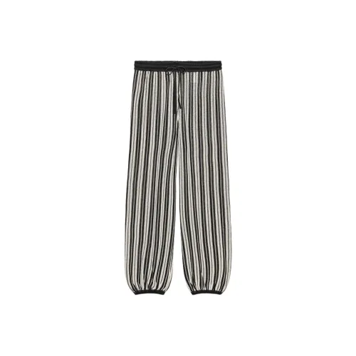 ZARA Телесный/Черный Женские Повседневные Брюки