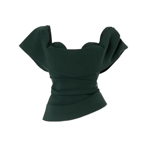 Leather Cat Зеленый Женские Рубашки