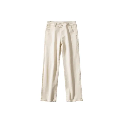 ASEDE Светлый хаки Унисекс Джинсы