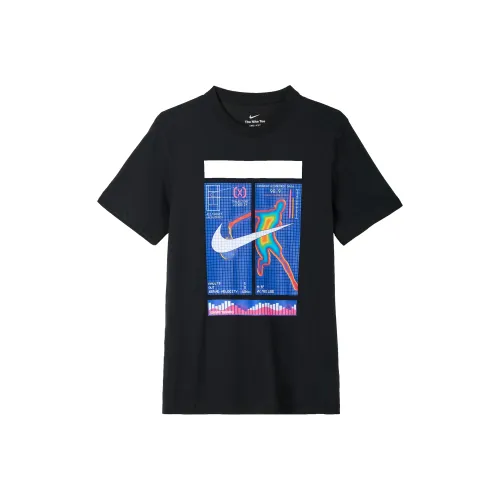 nike CourtDri Форма T Рубашка Мужская Черная