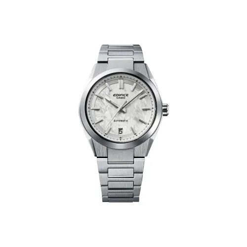 CASIO AUTOMATIC SERIES Автоматический Ручной Механизм Часы из Нержавеющей Стали с Ремешком Унисекс Серебристый Циферблат