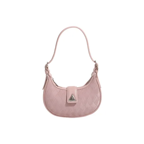 DIFFERENT FACES ПУ (полиуретан) Сумка Сумка через плечо Женская Пыльно-розовая