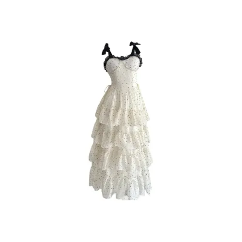 GEZITAI Экрю Женские Слиплатья