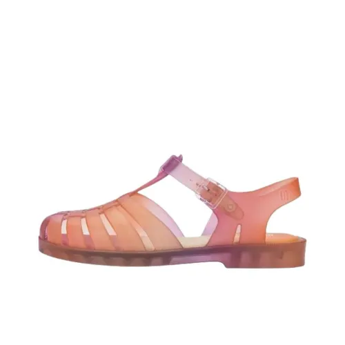 Сандалии Melissa в римском стиле, розовый, оранжевый, женские