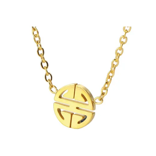 Quarqor Ожерелья из титанового стального сплава Женские